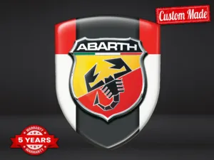 Fiat Abarth Bannières Auto Perso Max Durable Style Pro Moderne